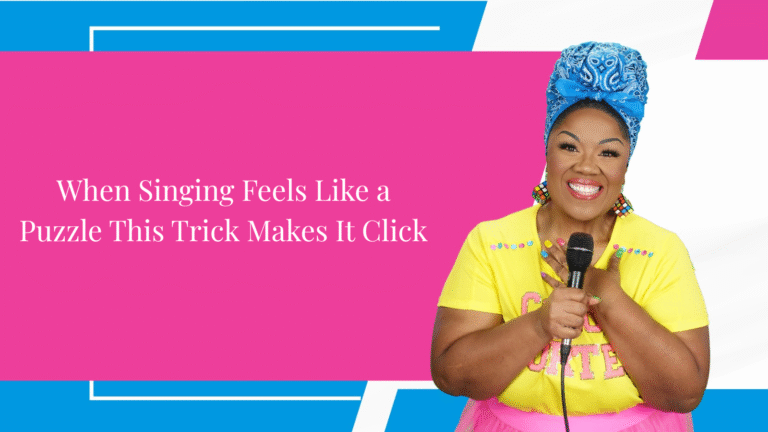 When Singing Feels Like a Puzzle This Trick Makes It Click